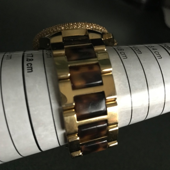 Michael Kors Camille Chronograph Tortoise Shell Dial Women’s Watch MK-5901 - Picture 15 of 16